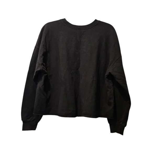 Yellowstone sweatshirt womans plus XXL Black crew neck cropped sweater western - Picture 2 of 5